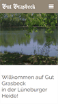 Mobile Screenshot of gut-grasbeck.de