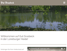 Tablet Screenshot of gut-grasbeck.de